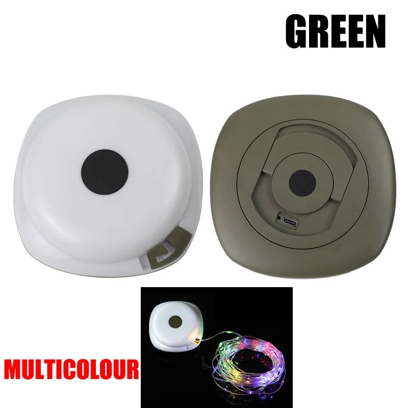 2-in-1 Camping String Lights