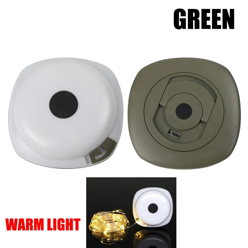2-in-1 Camping String Lights