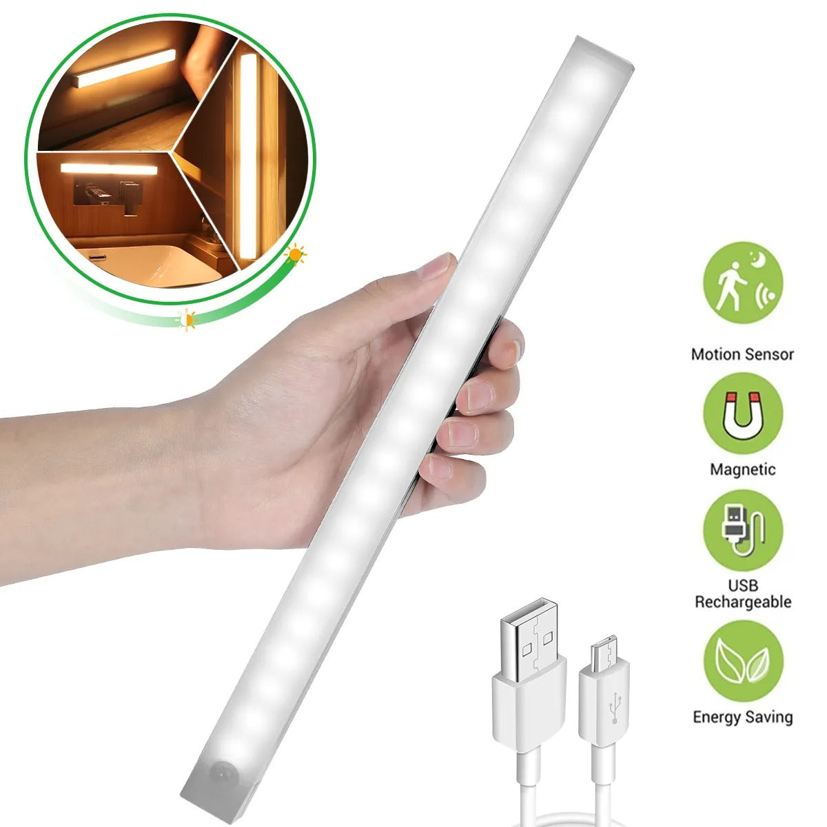 Rechargeable Motion Sensor LED Light