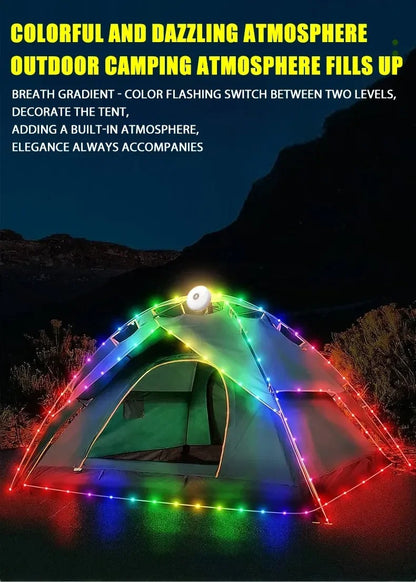 2-in-1 Camping String Lights