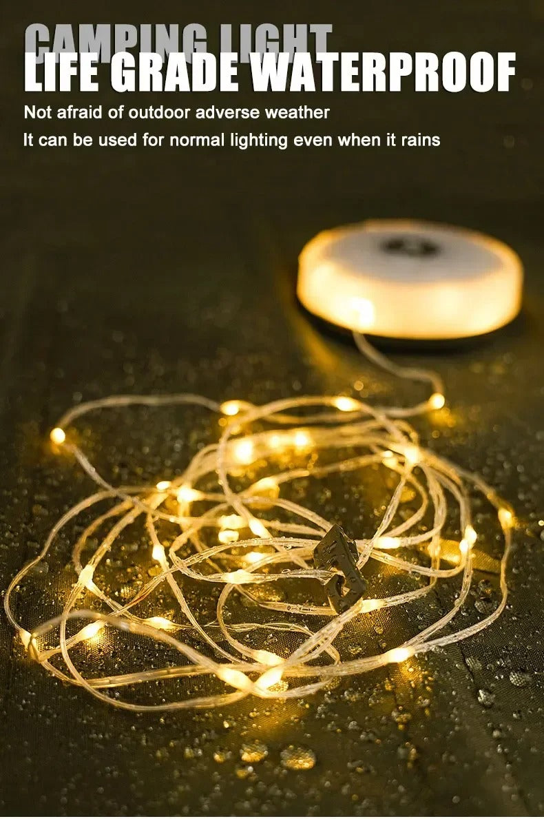 2-in-1 Camping String Lights